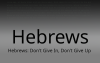 Hebrews Series Graphic