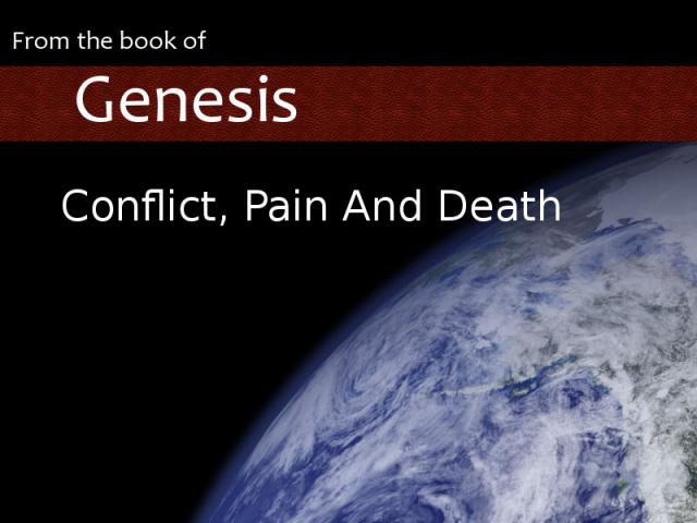 Conflict, Pain, and Death graphic
