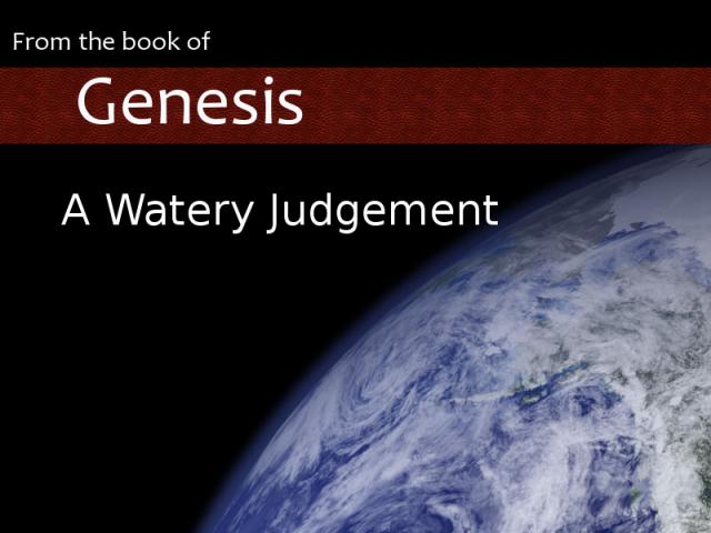 A Watery Judgment graphic
