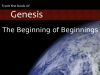 The Beginning of Beginnings graphic